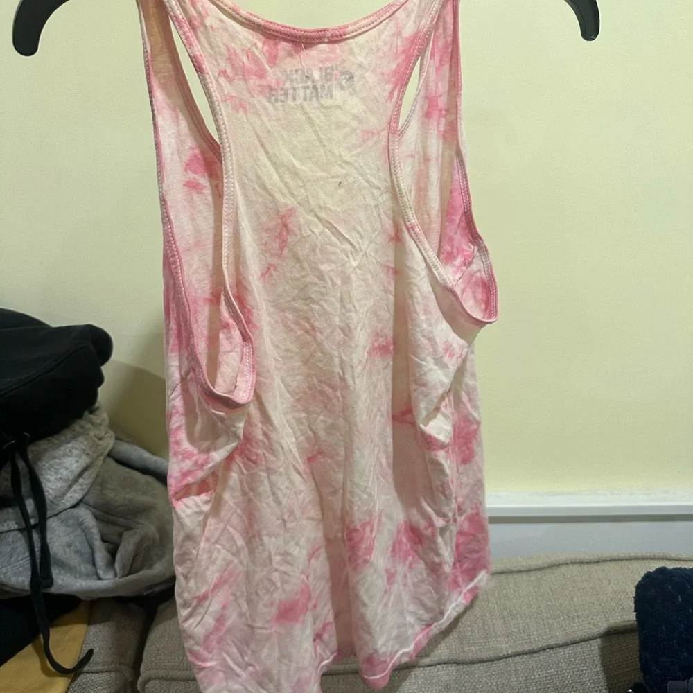 Black Matter Tie Dye Kawaii AF Tank Small - Picture 3 of 3